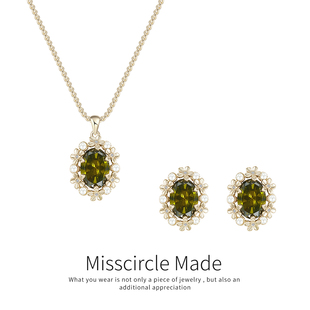 爆款 高级感轻奢气质百搭 复古绿色繁华耳钉2026新款 瑟可戚砚笛同款