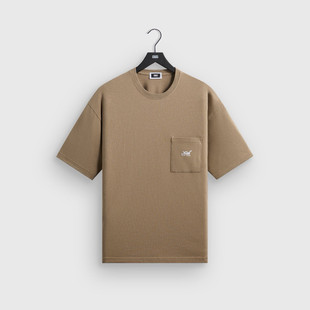 KTH Quinn Tee summer 26ss纽约Logo复古简约重磅圆领口袋短袖T恤