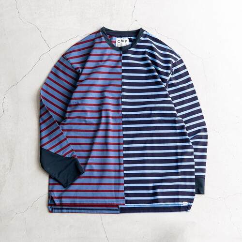 CMF日系机能重磅条纹长袖T恤24SS