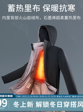 SHANSHAN杉杉羽绒服男款冬季2025新款保暖加厚鹅绒外套男士爸爸装