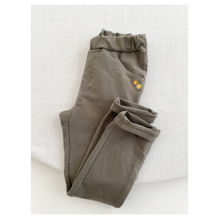 特价 儿童纯棉弹力铅笔裤 百搭直筒裤长裤