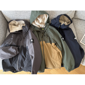 日式 秋冬户外山系机能防泼水防风冲锋衣棉服外套轻质保暖百搭上衣