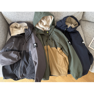 日式 秋冬户外山系机能防泼水防风冲锋衣棉服外套轻质保暖百搭上衣