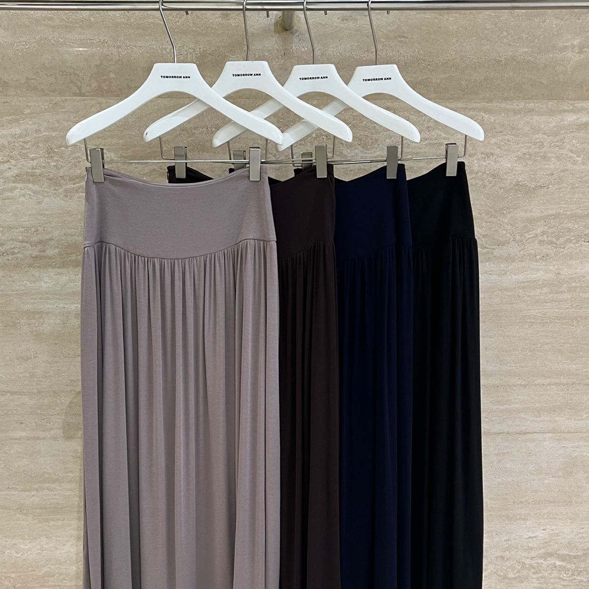 TOMORROW ANN-秋上新法式优雅高腰气质时尚显瘦半身裙11689