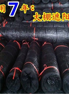 农用黑色遮阳网植物蔬菜大棚菌类加密加厚防晒网隔热网花卉太阳网