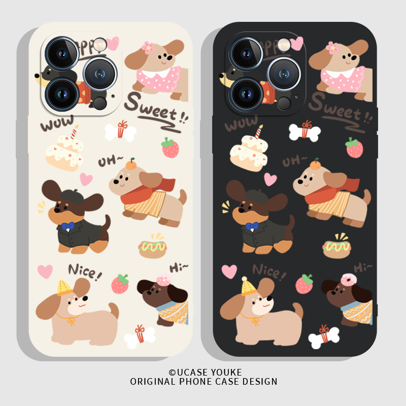 适用华为荣耀硅胶卡通可爱ins风