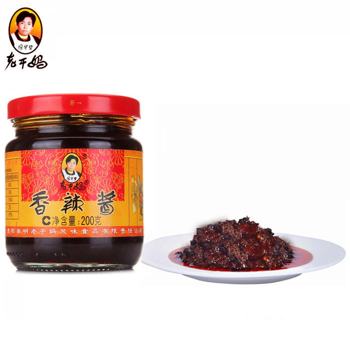 ÌÕ»ª±ÌÀϸÉÂèÏãÀ±½´200g¹óÖÝÌØ²úµ÷ζÁÏÏ·¹²Ë°èÃæ°è·¹À±½·½´