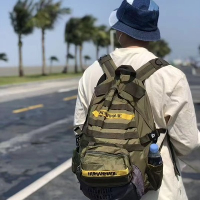 工装飞行员 HUMANMADE 17AW 多重组合包 军事工装风格双肩包背包