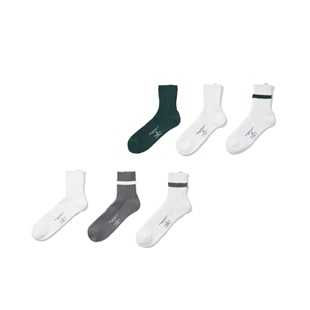 SOCKS 20AW PACK余文乐中帮条纹休闲毛巾袜子 飞行员MADNESS 工装