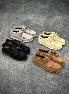 工装飞行员 余文乐同款 WALLABEE GTX防水鞋工装袋鼠鞋乐福鞋男女