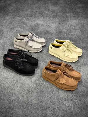 工装飞行员 余文乐同款 WALLABEE GTX防水鞋工装袋鼠鞋乐福鞋男女
