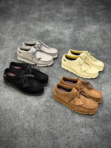 工装飞行员 余文乐同款 WALLABEE GTX防水鞋工装袋鼠鞋乐福鞋男女