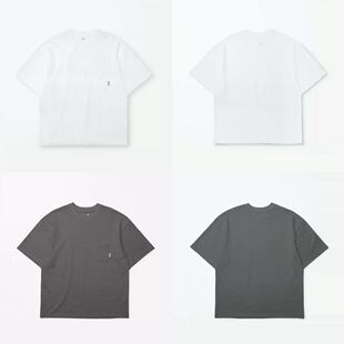 MADNESS 余文乐复古天地针竹节肌理感宽松圆领短袖 工装 飞行员