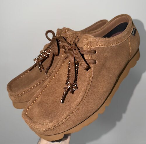 工装飞行员 余文乐同款 WALLABEE GTX防水鞋工装袋鼠鞋乐福鞋男女