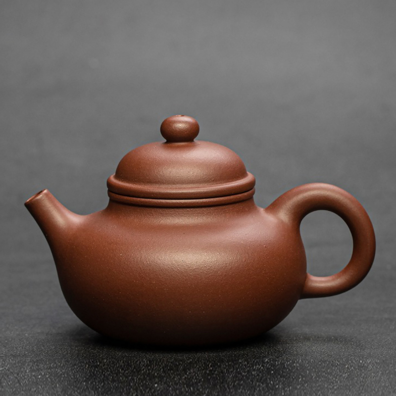 纯全手工精品宜兴紫砂壶原矿红紫泥容天传统茶壶中式复古高档送礼