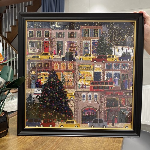 拼图专用框实木简约送有机玻璃