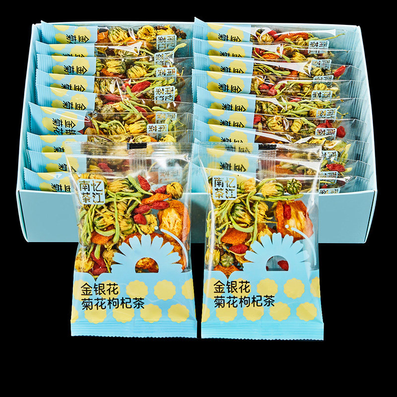 忆江南金银花菊花枸杞决明子茶