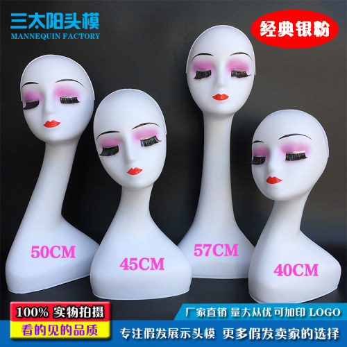 橱窗模型头帽子头巾饰品展示架