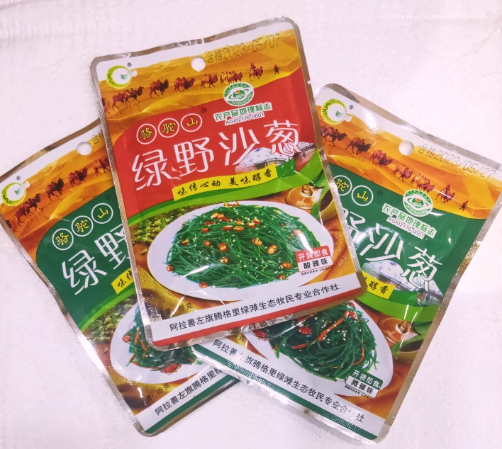 腾格里沙漠特产 阿拉善绿野沙葱蔬菜微/酸辣即食尝鲜限购3袋9.99