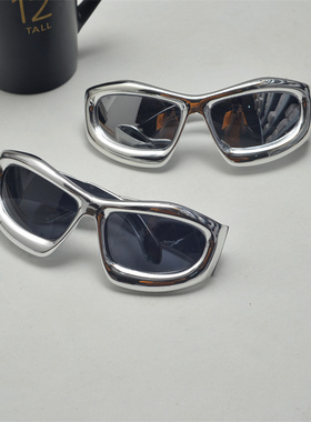 防紫外线飞行员朋克男女电镀墨镜