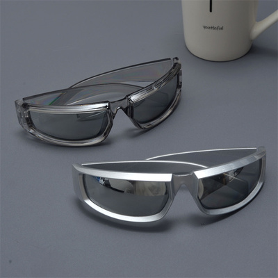 防紫外线强光方形复古朋克一体