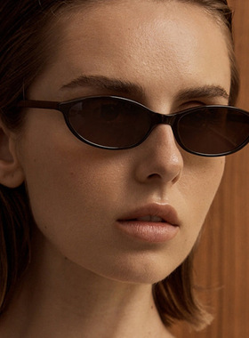 遮阳椭圆形复古男女超小太阳镜