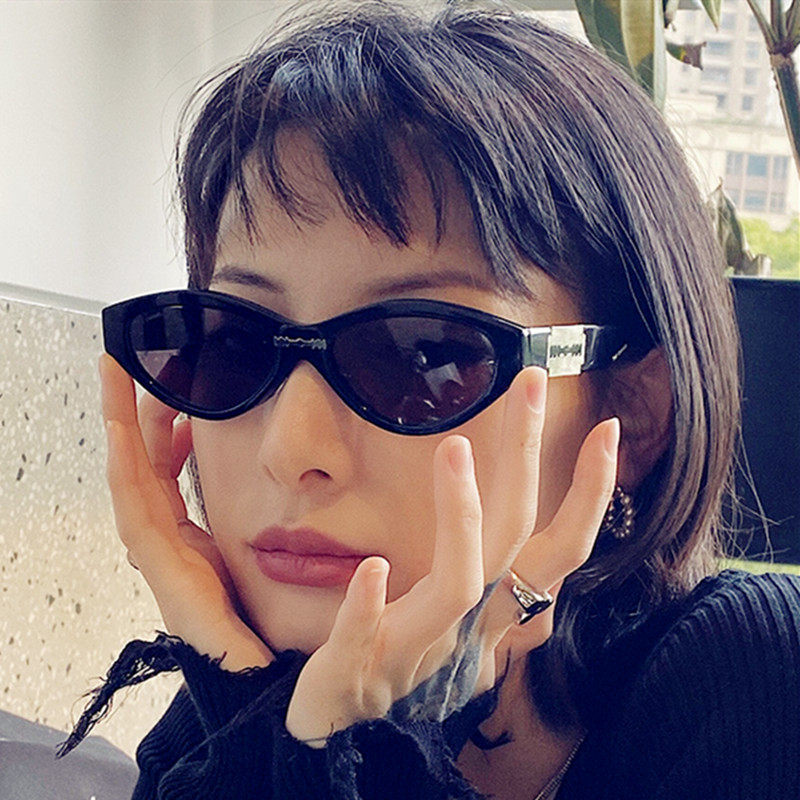 御米防紫外线猫眼复古女辣妹街拍