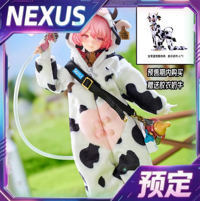 全款预售 BearPanda Eiifox 奶牛 MOMO 机娘 可动 手办