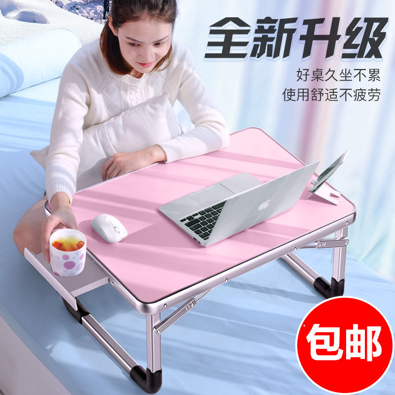 床上电脑桌书桌上铺铁床铺图片