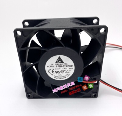 全新原装台达 FFB0824EHE 8038 8cm 24V 0.75A 双滚珠变频器风扇