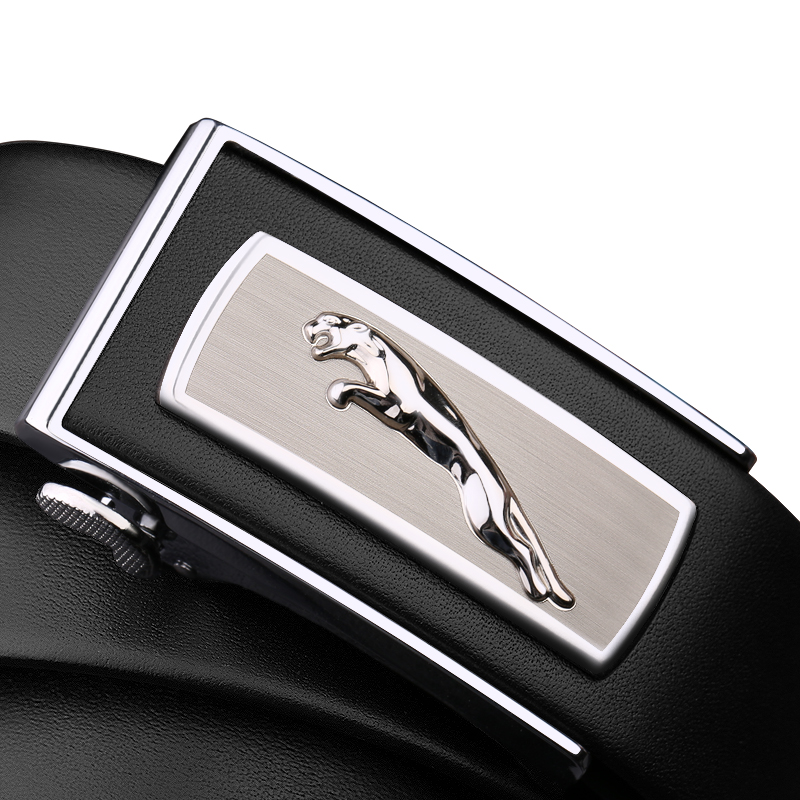 新品2019自动扣皮带休闲百搭光面