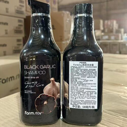 韩国进口黑蒜洗头膏法曼媞Farmst