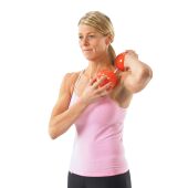 充气富兰克林球橙色筋膜球按摩放松骨盆矫正疗法瑜伽普拉提婵柔