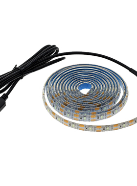 地摊灯小夜灯LED防水5V灯条USB带按钮开关可插充电宝宿舍道具灯带