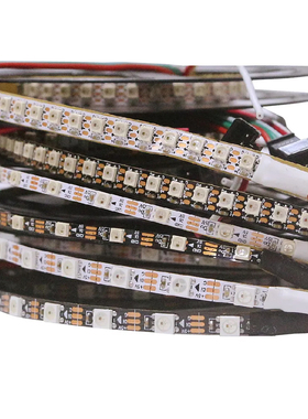 4MM7mm宽SK6812 3535贴片全彩WS2812B幻彩5MM宽5050led灯条5V流水