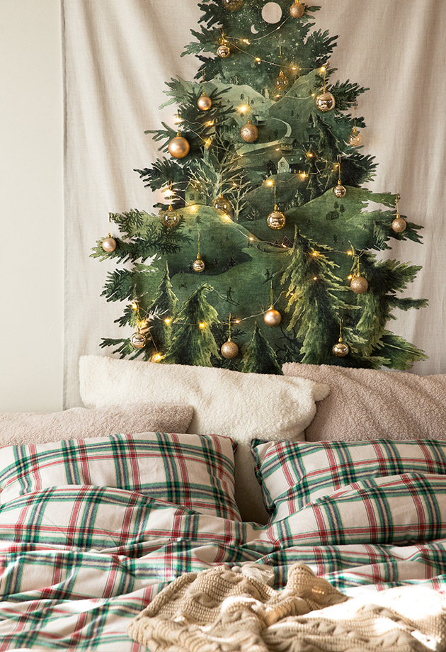 格子四件套纯棉包邮床裙简约