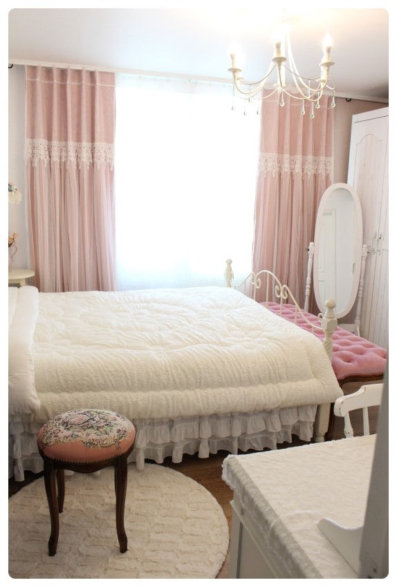 nanaroom可爱精致层层窗帘蕾丝