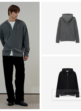 发货快直邮Mind Bridge韩国代购25冬男含毛连帽针织开衫MZCD71A2