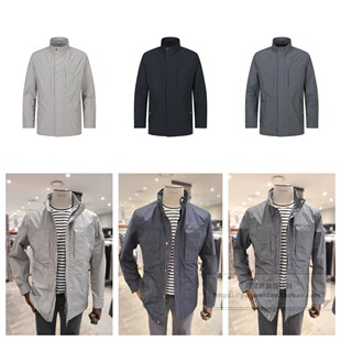 特价直邮EDITION男装韩国代购商务休闲立领中款风衣外套EE1F106