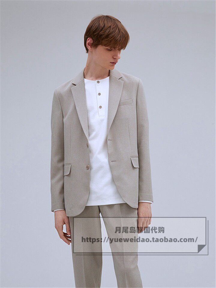 发货快直邮MindBridge春秋男装韩国代购修身商务休闲西服MWJK2102