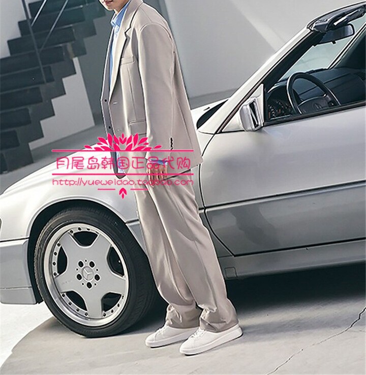 发货快直邮Mind Bridge四季款男装韩国代购海报宽松西服MWJK0102