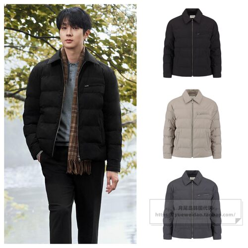 直邮PROJECT.M 25冬男士韩国代购崔宇植明星商务休闲棉衣F4J013