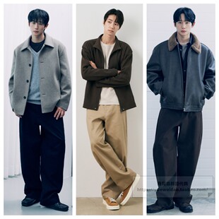 特价直邮Mind Bridge韩国代购26秋春男士宽松阔腿休闲裤M1DP6150