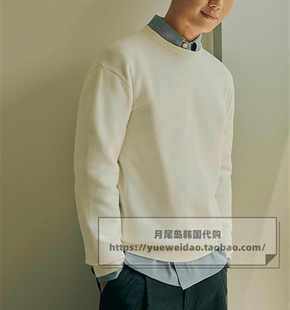 含羊绒羊毛宽松针织衫 韩国代购 MWKT7120 Bridge22冬男装 直邮Mind