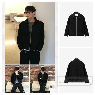发货快直邮Mind Bridge韩国代购冬男士羊毛宽松夹克衫MZJP7170
