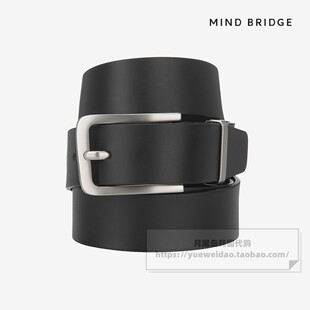 发货快直邮Mind Bridge韩国代购男士29mm牛皮腰带皮带MABT0011