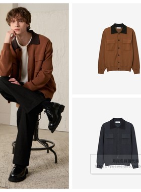 发货快直邮Mind Bridge韩国代购25秋男士高定针织开衫MZCD6170