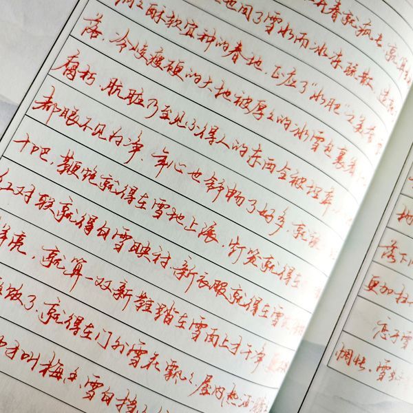 手抄本练字帖成人行书硬笔书法临摹钢笔楷体初学者入门速成
