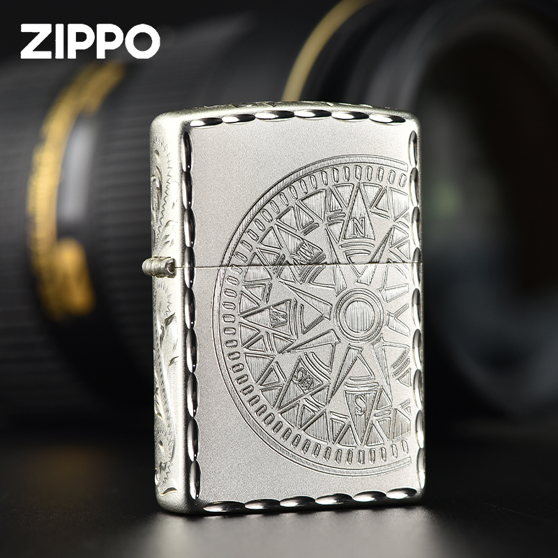 之宝爱情罗盘镀银送礼爱情海煤油