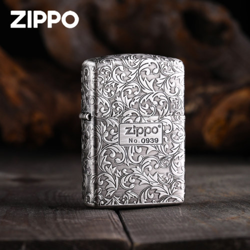 zippo五面唐草送礼防风煤油火机